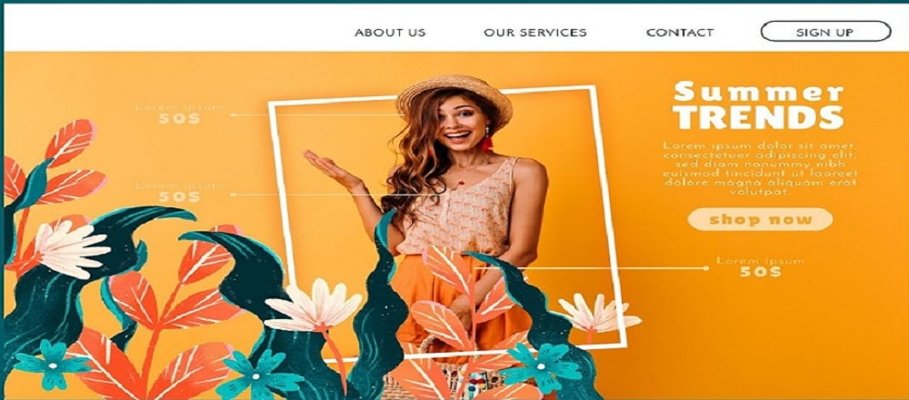 Fashion Website design