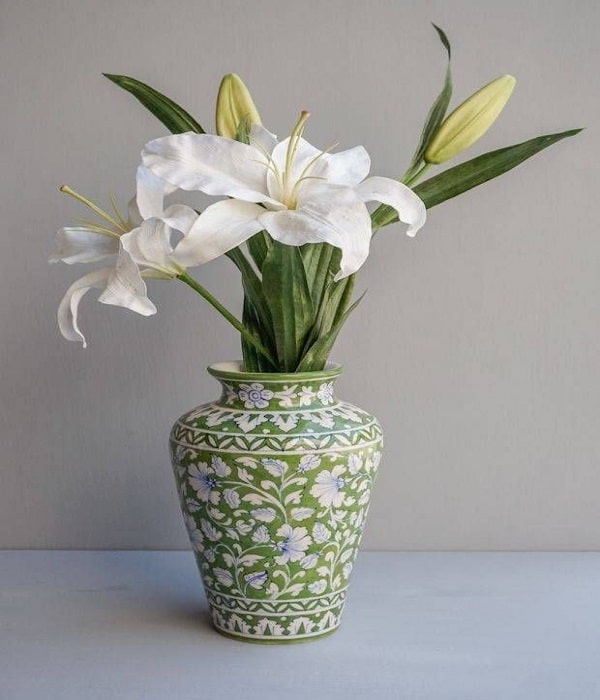 Olive Flower Vase